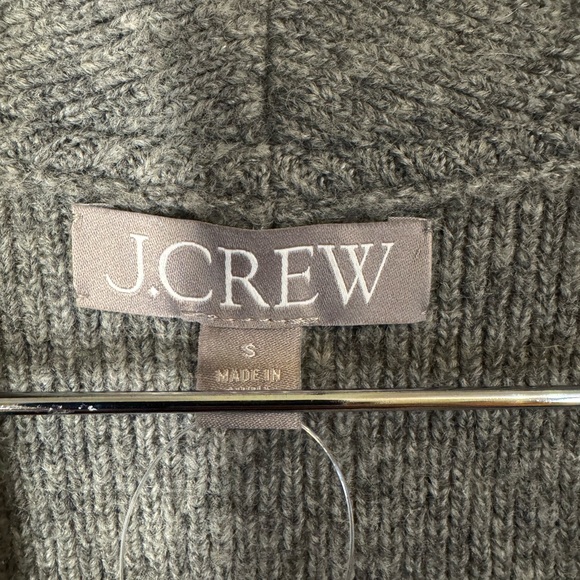 NWT J. Crew Gray Cocoon sweater blazer - Picture 5 of 7